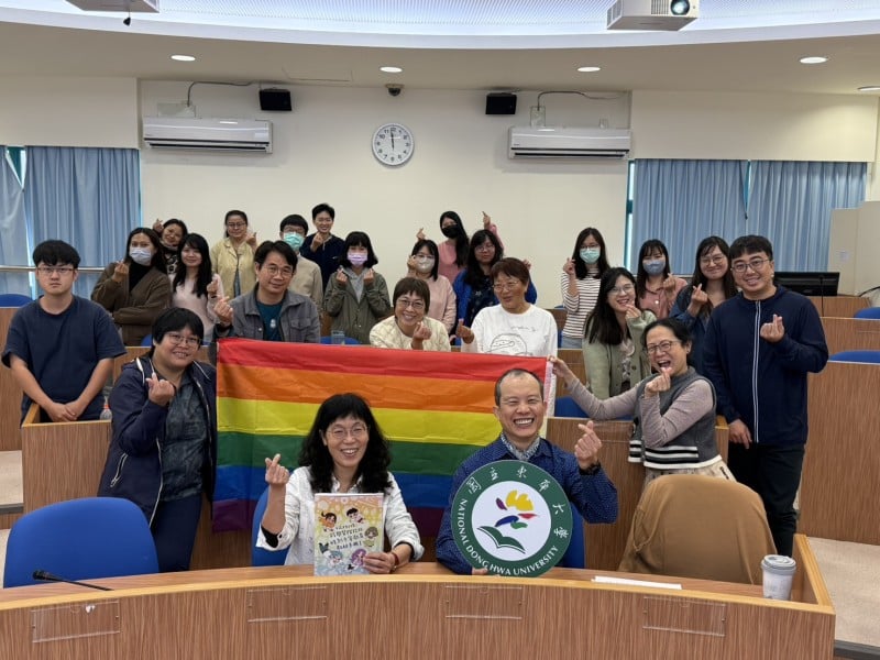 帶著彩虹上課去！東華大學性別平等教育週 點亮多元校園光譜